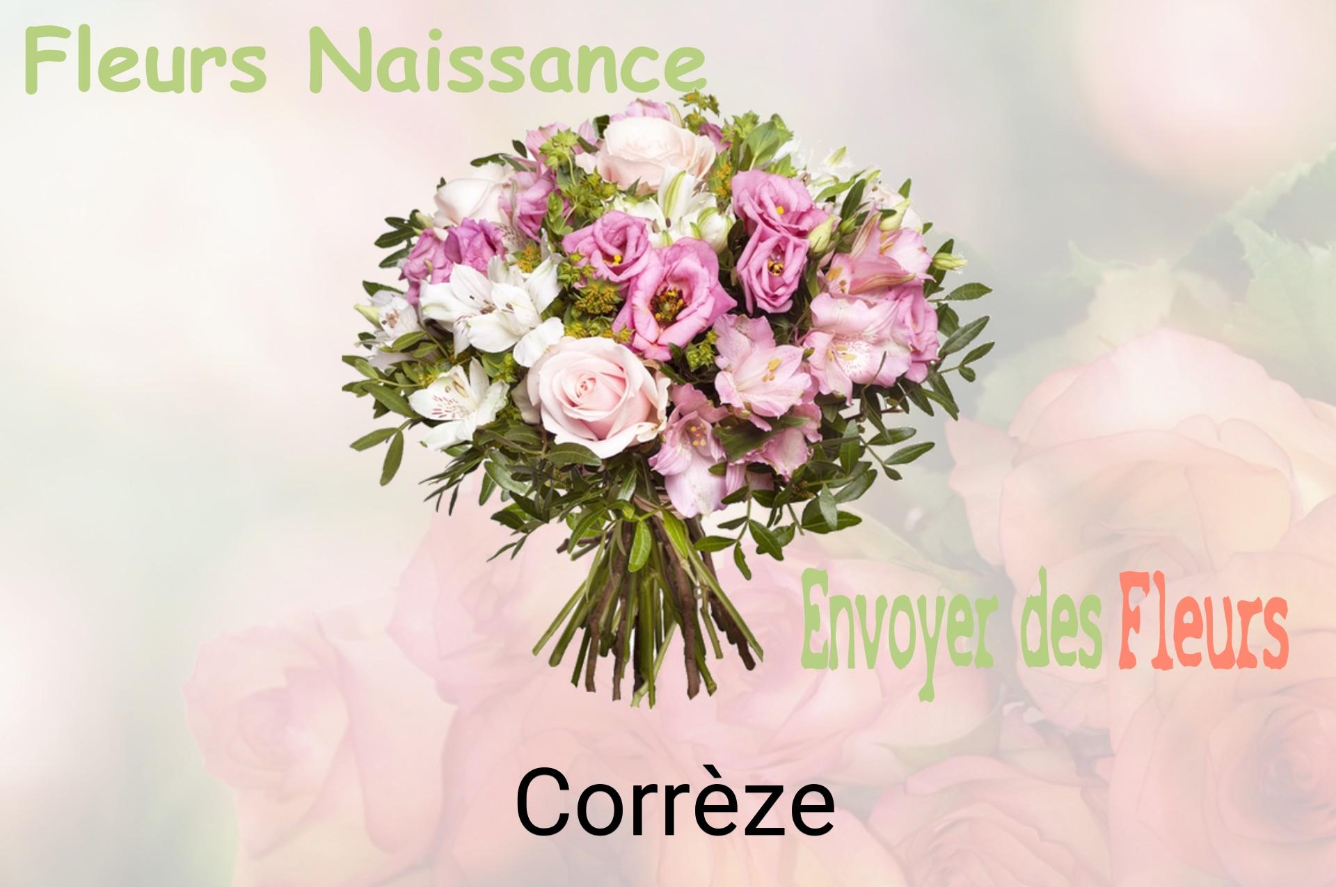 Bouquet de fleurs de naissance livré à Corrèze